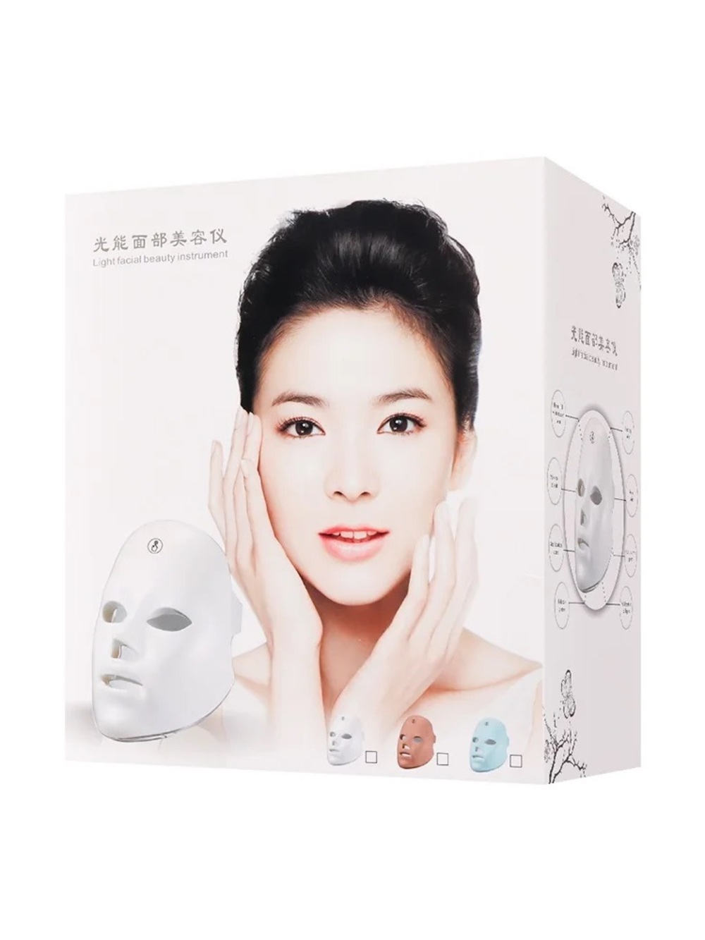 LED photon beauty mask,for at-home facial rejuvenation and skin care